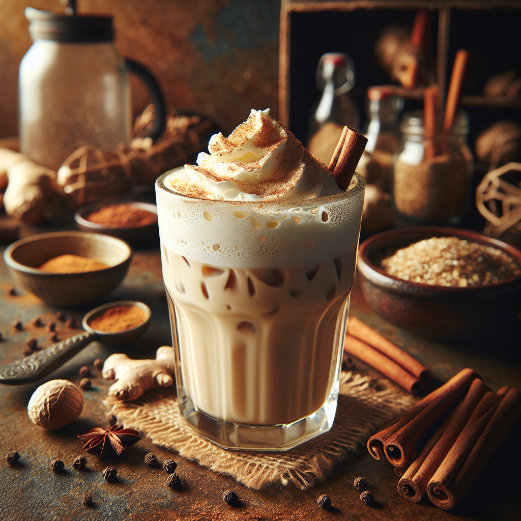 Iced Gingerbread Oat Milk Chai Recipe - Festive & Dairy-Free